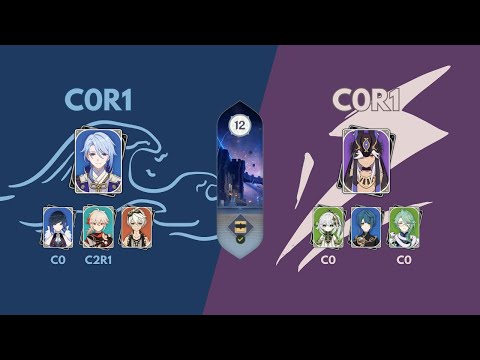 3 8 NEW SPIRAL ABYSS - C0 Ayato & C0  Cyno Quickbloom - 9 Star Floor 12 - Genshin Impact