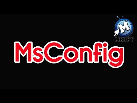 comment modifier msconfig