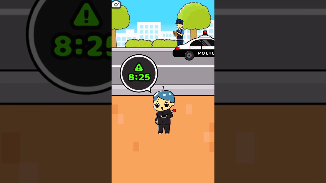 遅刻ブースト 🙄 [ロボット中学生] #ゲーム #スマホ ゲーム #shorts #viral