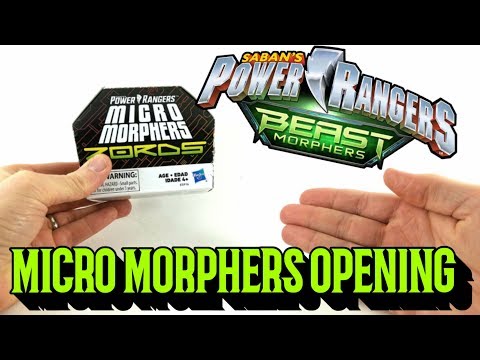 Hasbro Power Rangers Beast Morphers Micro Morphers Zords Opening