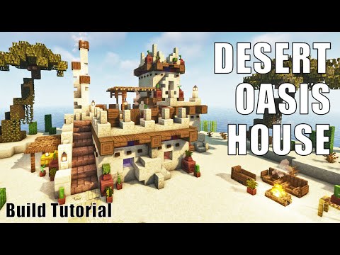 INSANE Minecraft Desert House Build Tutorial