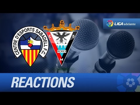 Rueda de prensa de Olmo tras el CE Sabadell (3-2) CD Mirandés - HD
