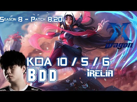 KZ BDD IRELIA vs LUX Mid - Patch 8.20 KR Ranked