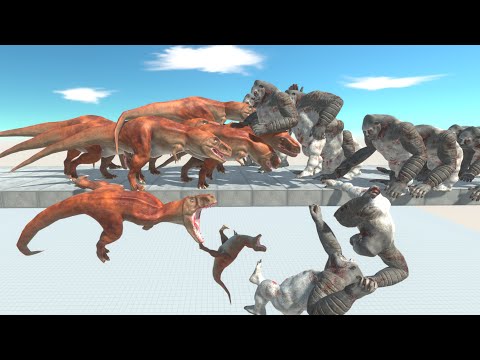 SKY BRIDGE ARMIES vs ARMIES - Animal Revolt Battle Simulator