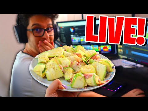PREPARO IL PRANZO A KENDAL MENTRE È IN LIVE