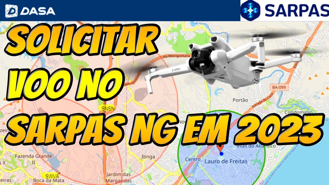 ⚠️ Como SOLICITAR VOO de DRONE no Novo SARPAS DECEA | ATUALIZADO ✈️