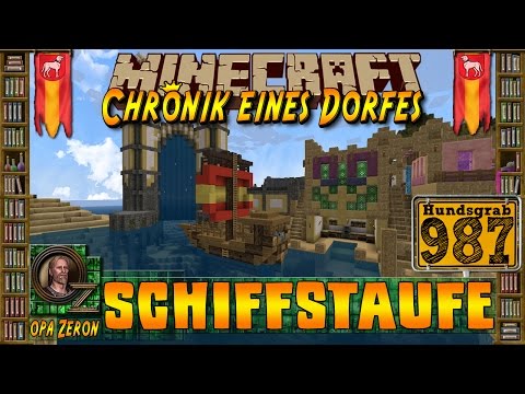 Minecraft #987 -Chronik eines Dorfes- Schiffstaufe [HD+Deutsch]