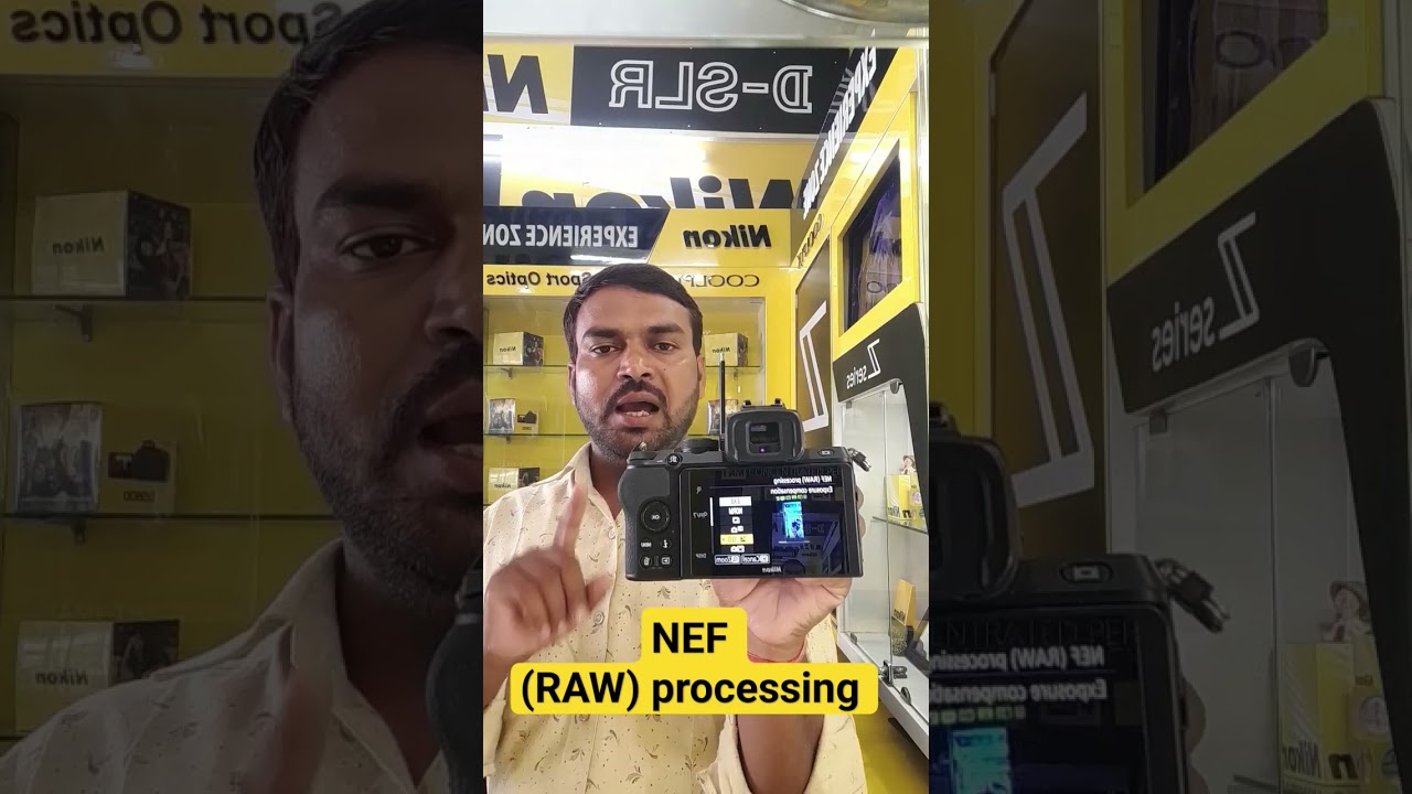 NEF (RAW) processing | How to edit images in Camera | #NEFRAWprocessingsetting #mirrorlesssetting