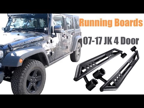 How to Install Running Boards for 07-17 Jeep Wrangler Jk 4 Door