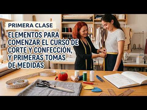 Elementos Para Comenzar El Curso De Corte Y Confección Y Primeras Tomas De Medidas 1º Clase