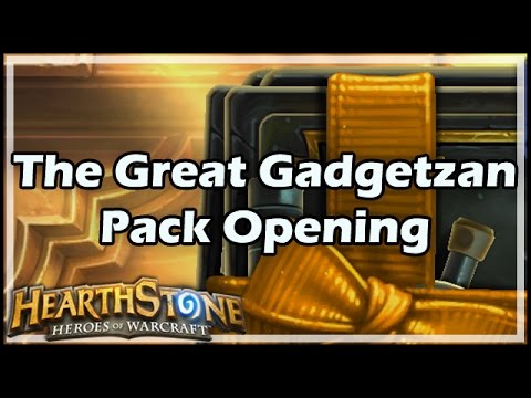 [Hearthstone] The Great Gadgetzan Pack Opening