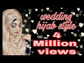 The most requested hijab style for wedding and parties. Ft.Ruhi hijabs