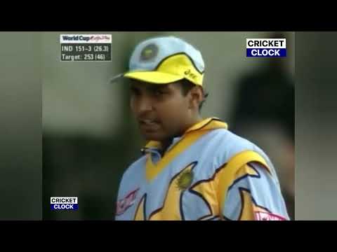 India Vs Zimbabwe WC 1999| AJAY JADEJA blast 43 runs in 16 balls. Most Shocking batting by Jadeja.