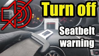 Turn off seatbelt warning in VW/Audi/Skoda/Seat with VCDS/OBD11