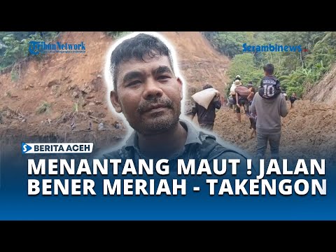 Jalan Nasional Bener Meriah Menuju Takengon Kini Dipenuhi Jurang