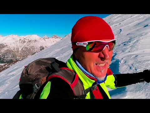 Cima di Ciavias 2500 mt da Pietraporzio Valle Stura. 11 dicembre 2021