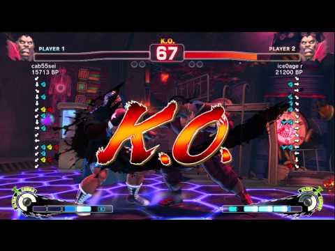 - R - [Balrog] vs Cab [Balrog] SSF4 Japanese Online Ranked Matches - TRUE-HD
