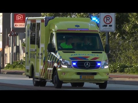 [Primeur] A1, C Miesen Ambulance 01-162 Nuis/Niebert naar ongeval A7 Kolham