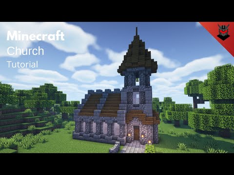 Minecraft: How to Build a Medieval Church | Church (Tutorial)