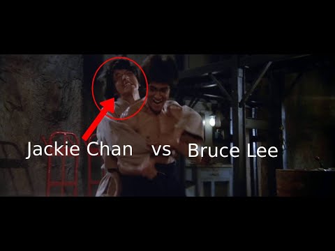 Bruce Lee vs Jackie Chan Fight - Enter The Dragon 1973