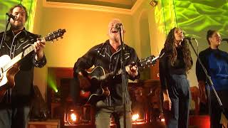 Jon Langford's Four Lost Souls "Poor Valley Radio" live in Laugharne