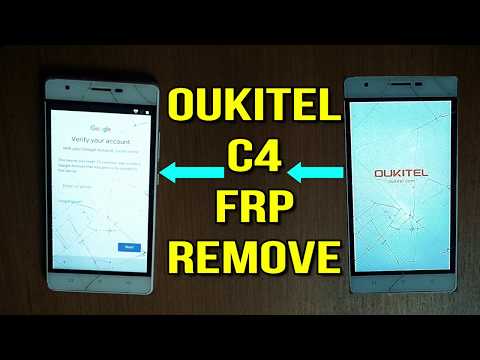Oukitel C4 bypass frp google account remove