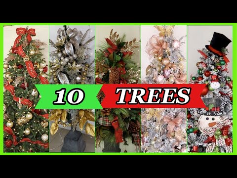 TEN CHRISTMAS TREE DECORATION IDEAS / Christmas Tree Step By Step Decorate With Me / Ramon at Home