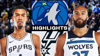 Victor Wembanyama - San Antonio Spurs - Rudy Gobert - Minnesota Timberwolves