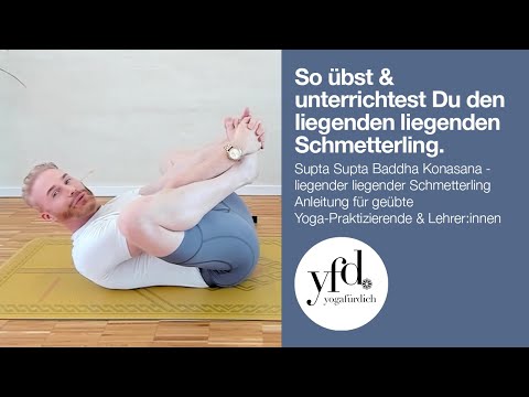 How2 Anleitung - Tutorial: 🦋 Liegender liegender Schmetterling – SO! öffnest Du Kreuzbein & Hüften!