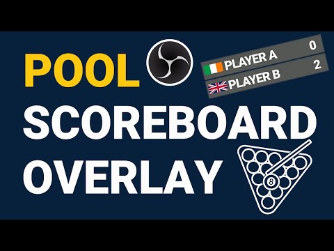 How to Add a Pool/Billiards Scoreboard Overlay to OBS (2025 Tutorial)