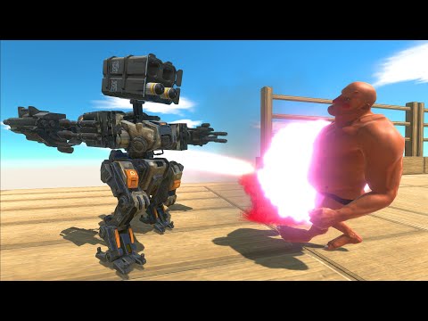 A new unit enters the field with a lot of ammunition - animal Revolt Battle Simulator