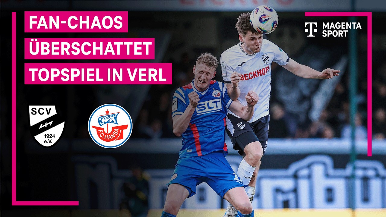 SC Verl vs F.C. Hansa Rostock Highlights