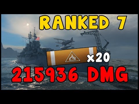 Cleveland 216K !!! DMG in Ranked 7 || World of Warships