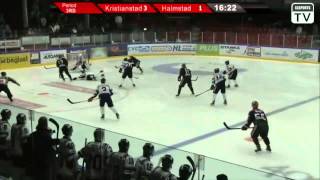 preview picture of video 'Kristianstad IK vs Halmstad HF 8 - 4 Div1F 130918'
