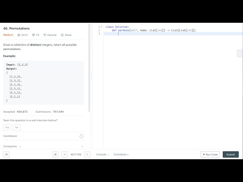 Amazon Coding Interview Question Permutations