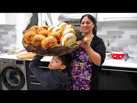Swiss Street Food: Pizza Roulette - Chocolate Pancake - Spiral Roll