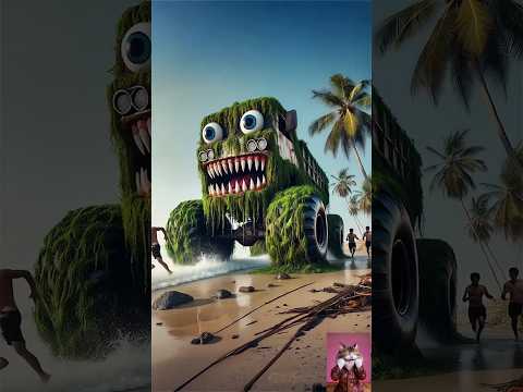 Evolution from lego truck to seaweed monster truck | Trucks Evolution