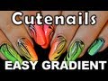 Nail art Miami beach : rainbow & gradient nail ...