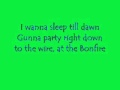 Bonfire Lyrics