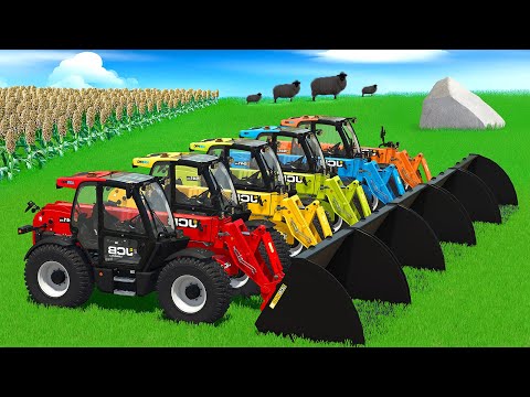 HARVEST CARROTS AND MAKE STRAW BALES WITH JOHN DEERE TRACTORS - Farming Simulator 25