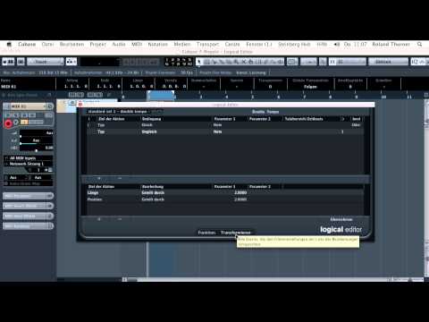20.38 Cubase - Logical Editor