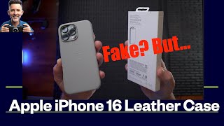 iPhone 16 Pro Max Leather Case from Apple or NOT? Fake? #iPhone 16