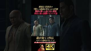 7億の上納金を叩きつける計画。東城会幹部会の道中【龍が如く極3】4K画質 桐生一馬 峯義孝 神田強 浜崎豪 龍が如く3外伝