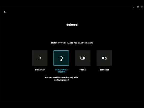 logitech g hub dahood macro tutorial
