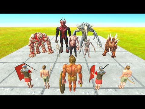 Ranged Ancient Humans vs Infernals | Animal Revolt Battle Simulator