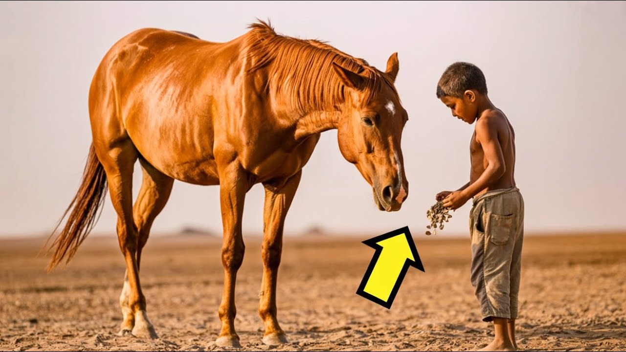 CABALLO FLACO RECHAZADO, ES COMPRADO POR NIÑO POBRE Y SE CONVIERTE EN EL MÁS VELOZ DE TODOS!