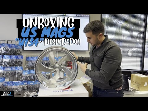 Let's UNBOX these US MAGS Wheels style U134 "Desperado" Part#U134208061+01 Rear Part#U134209561+01