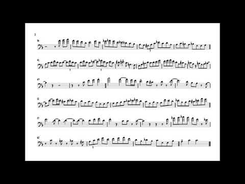 Carl Fontana 'America The Beautiful' Trombone Solo Transcription