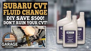 Subaru CVT Fluid Change