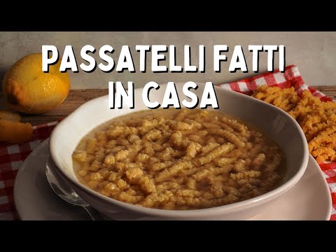 PASSATELLI fatti in casa, semplici e SUPER SAPORITI | Ricette tradizionali